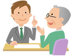 高齢福祉担当窓口での相談